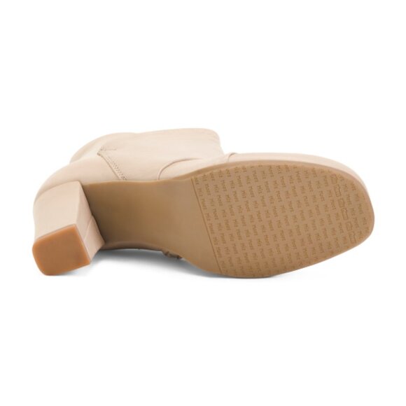 NEW MIZ MOOZ Made In Portugal Leather Haydin Booties in cream for women 825 6m3 - Picture 4 of 8